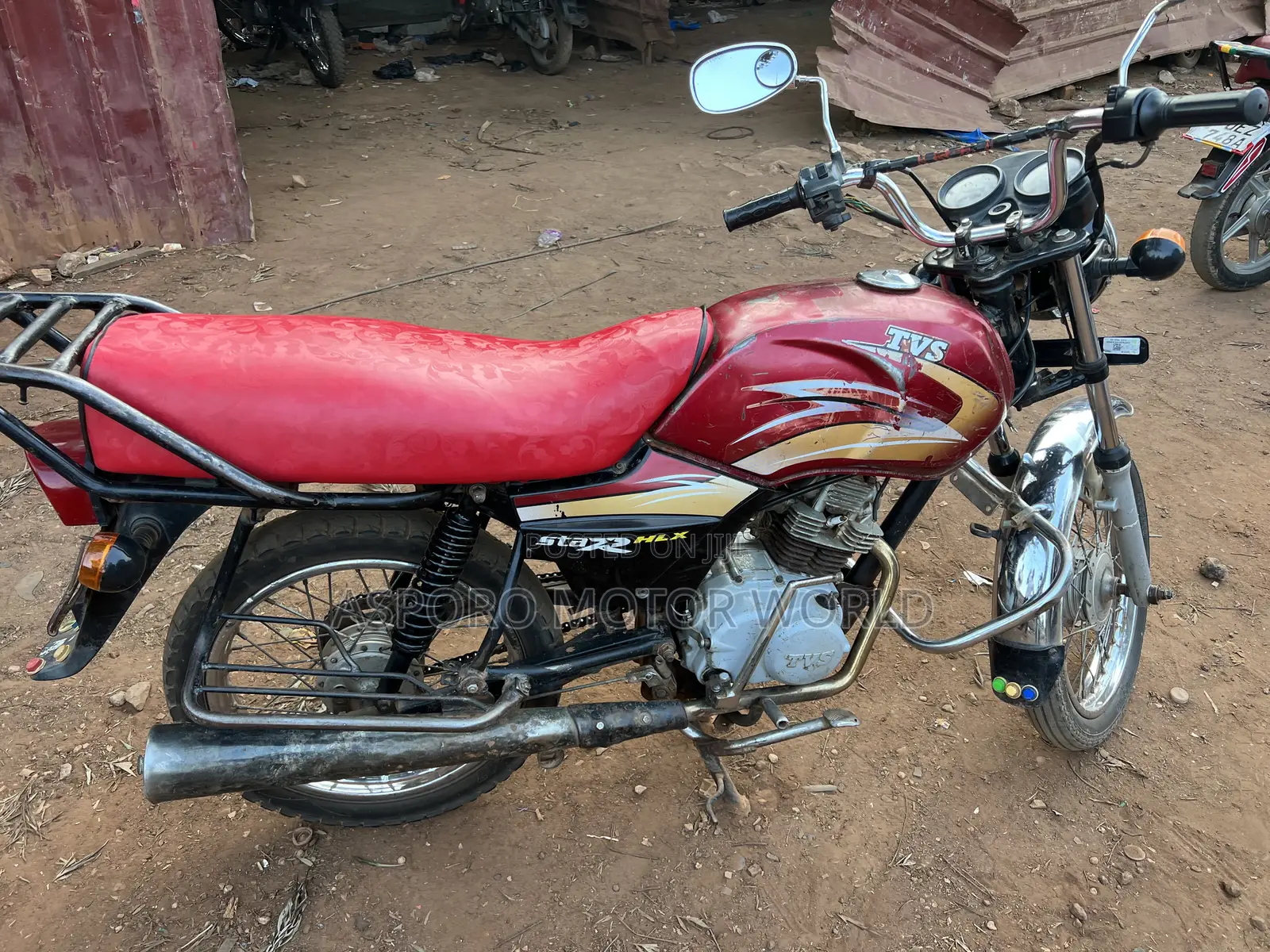 TVS XL 100 2018 Red