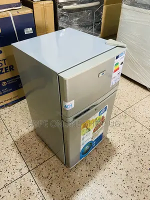 120l Imported Used Fast Cooling Silver Double Door Refrigerator