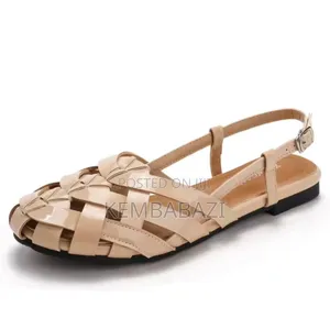 Woven Slingback Ladies Flat Sandals