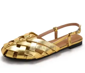 Woven Slingback Ladies Flat Sandals