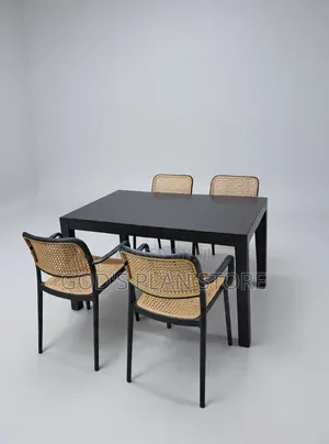 Elevated Modern Plastic Table and Chairs Plastic Table and Chairs
