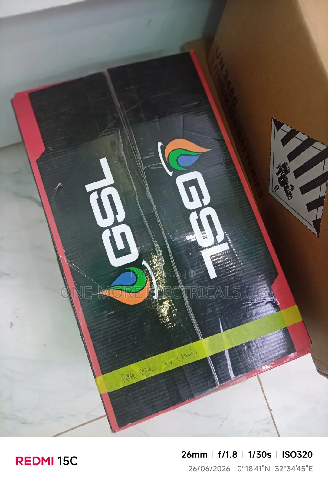 Gel Battery 100ah/12volts Germany Technology