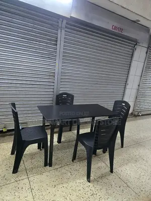 Ergonomic Dining Folding Table and Chairs