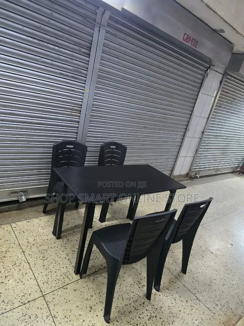 Folding Restaurant Table and Chairs