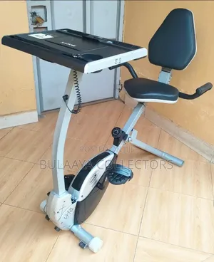 Uk Used Body Sculpture Foldable Fitness Bike With a Work Station Top