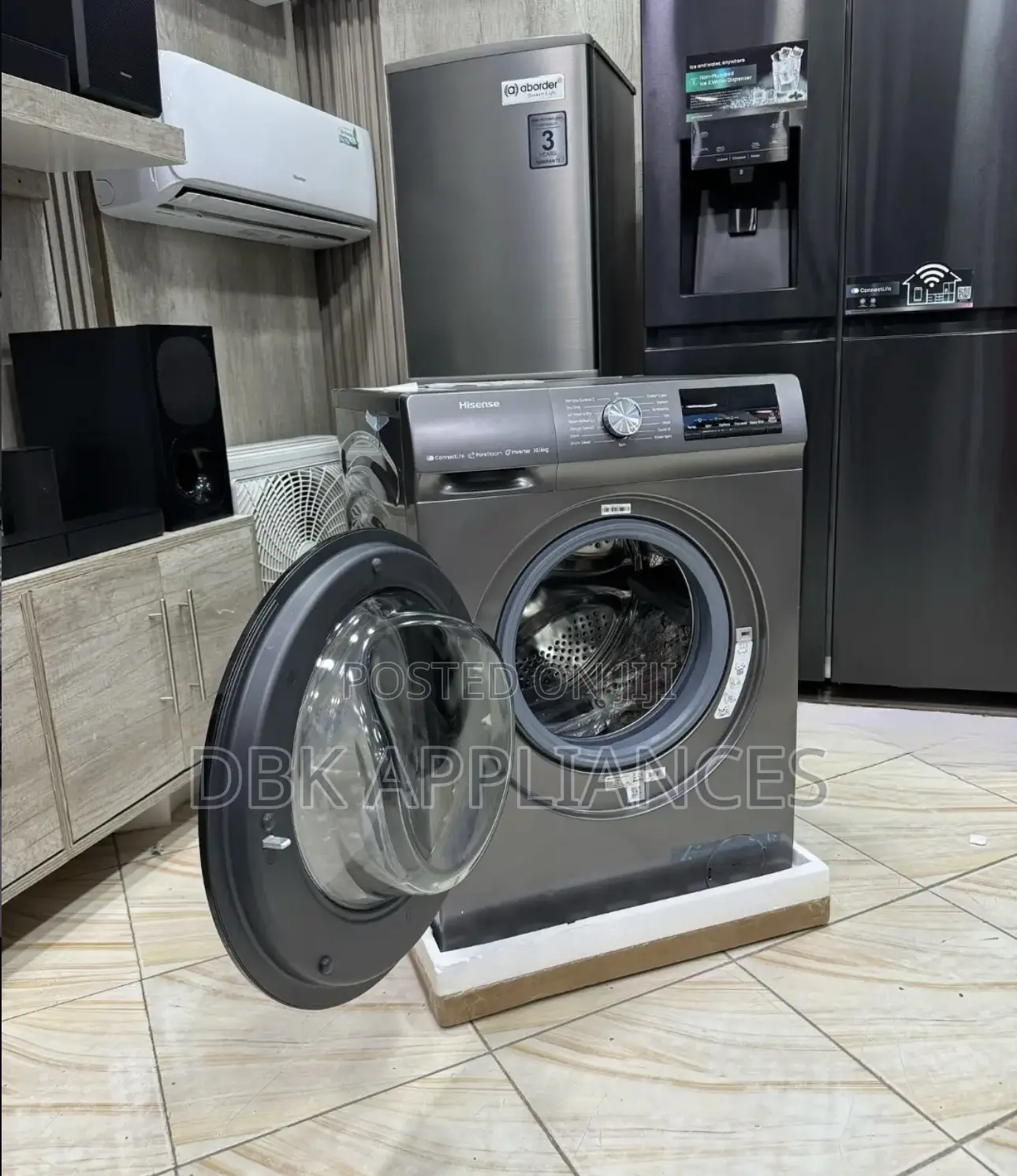 Hisense 10/6kgs Wash Dry Front Loader Washing Machine