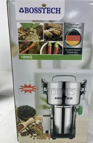Bosstech 1000g Commercial Electric Grain and Spice Grinder