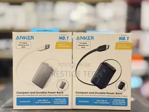 Anker Nano 10000mah Power Bank 45w With Instacord Retractable Cable