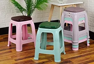 6-Piece Heavy-Duty Stylish Stools Set – Strong, Modern Multiseating