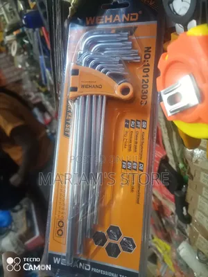 Wehand Brand 9-Piece Torx Key Set, Model No. .