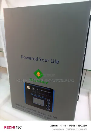 Wall-Mounted Smart Hybrid Inverter Charger 6000kva/48volts.