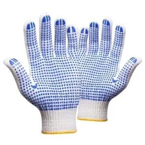 Polyester Spotted Coated Gloves - 12pc