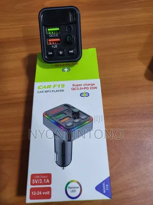 F 19 Car Mp3 Player and Charger With Bluetooth