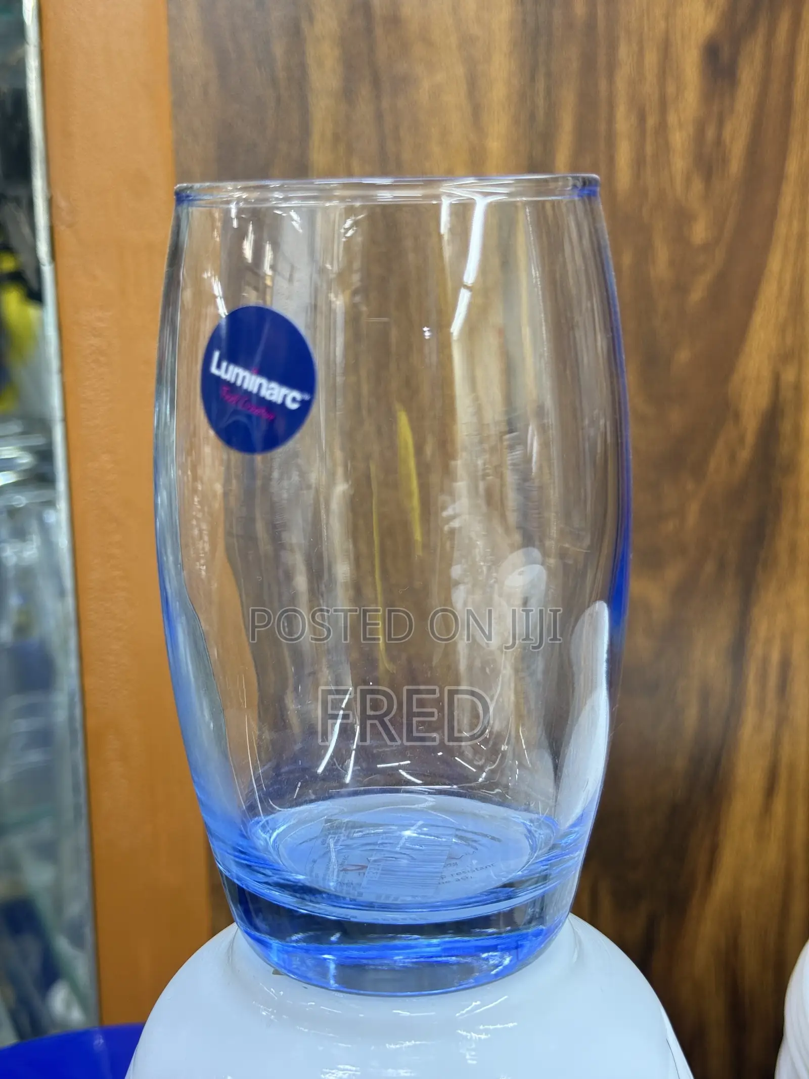 Six Luminarc Salto Ice Blue Glasses 350ml Capacity Per Glass