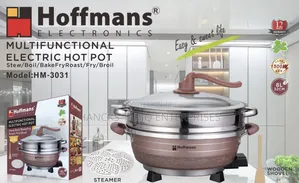 8l Electric Hot Pot – 1500w Cooker for Stewing, Frying Roasting