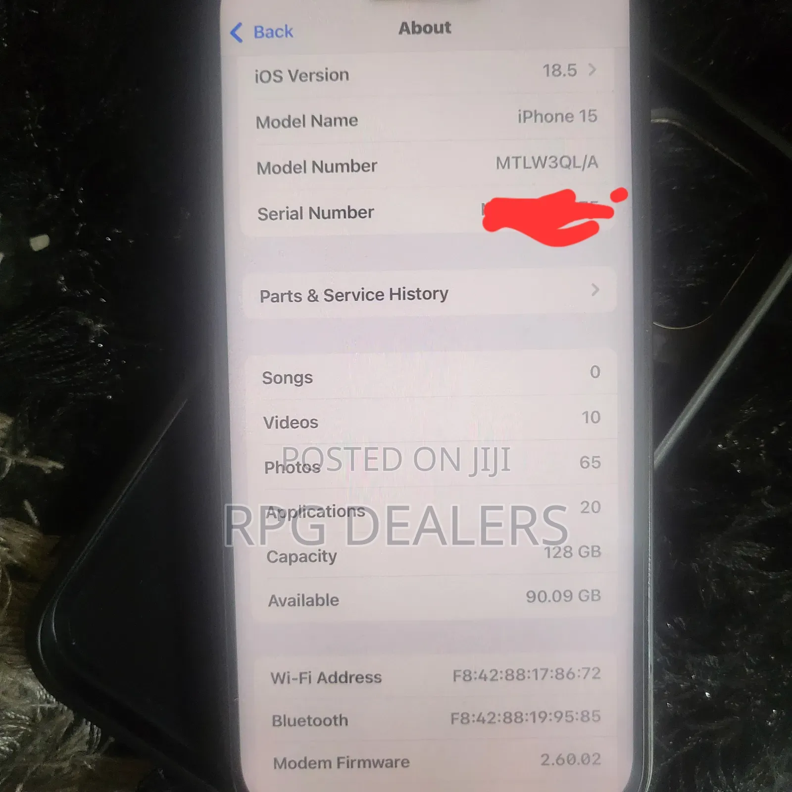 Apple iPhone 15 128 GB Black