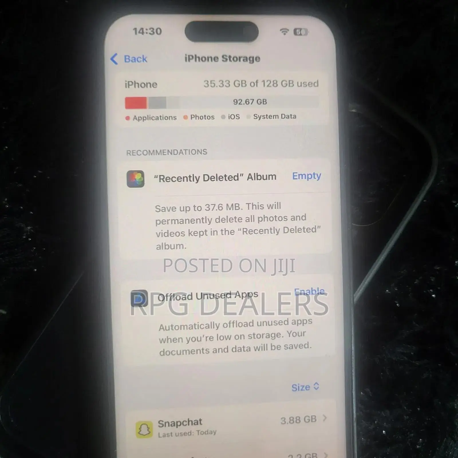 Apple iPhone 15 128 GB Black