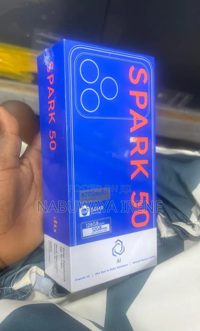 New Tecno Spark 50 128 GB Gray