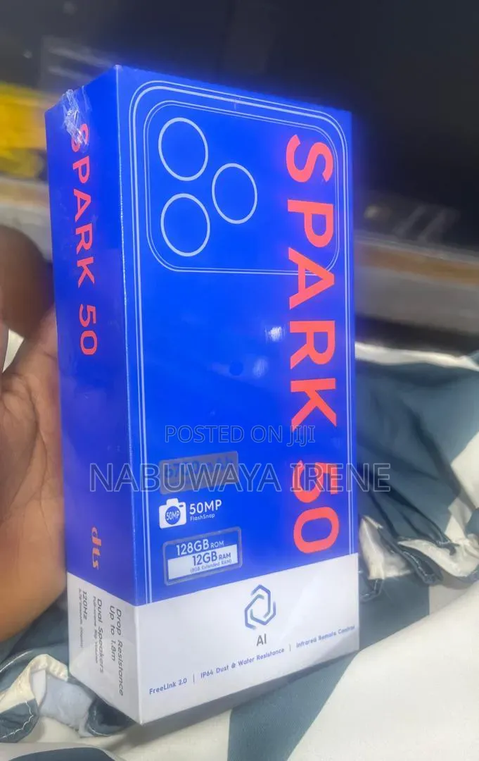 New Tecno Spark 50 128 GB Gray