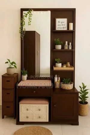 Mendoza Tower Dressing Tables With Seat Stool Any Colour 1,200,000/-