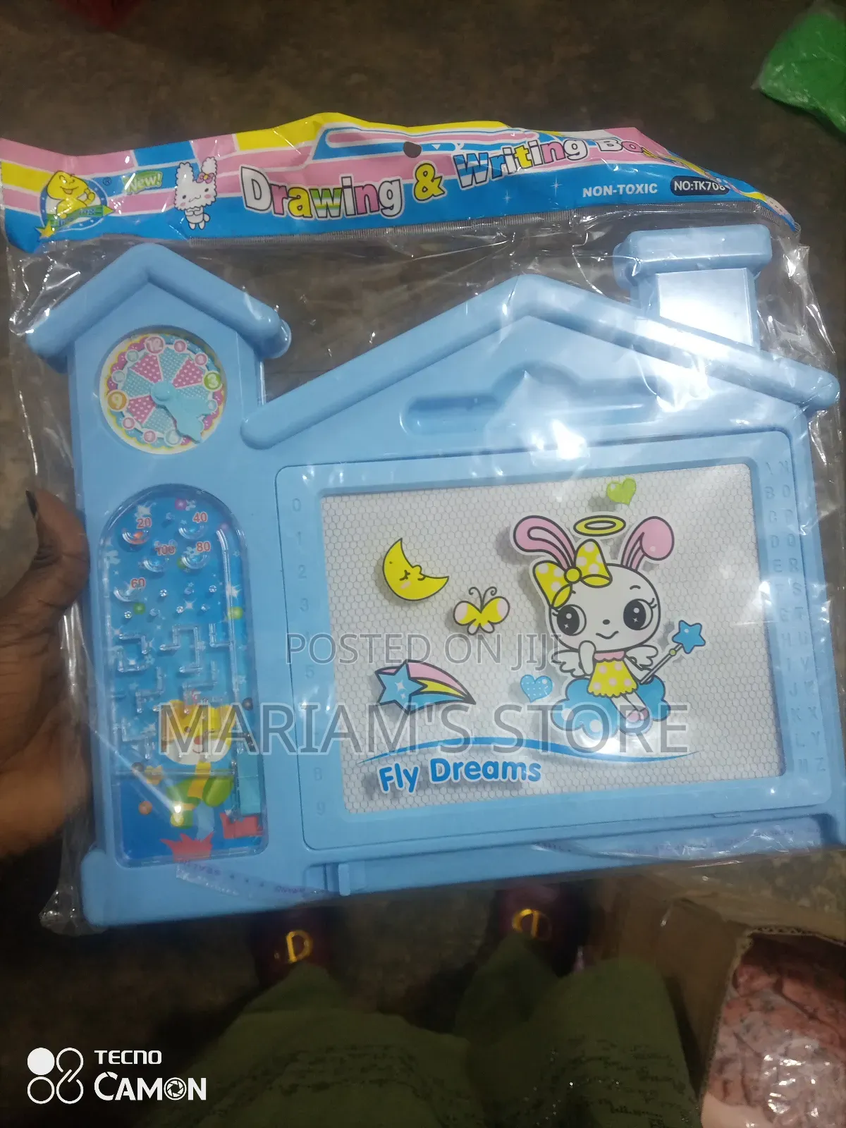 Fly Dreams Drawing Board With a House-Shaped Design .