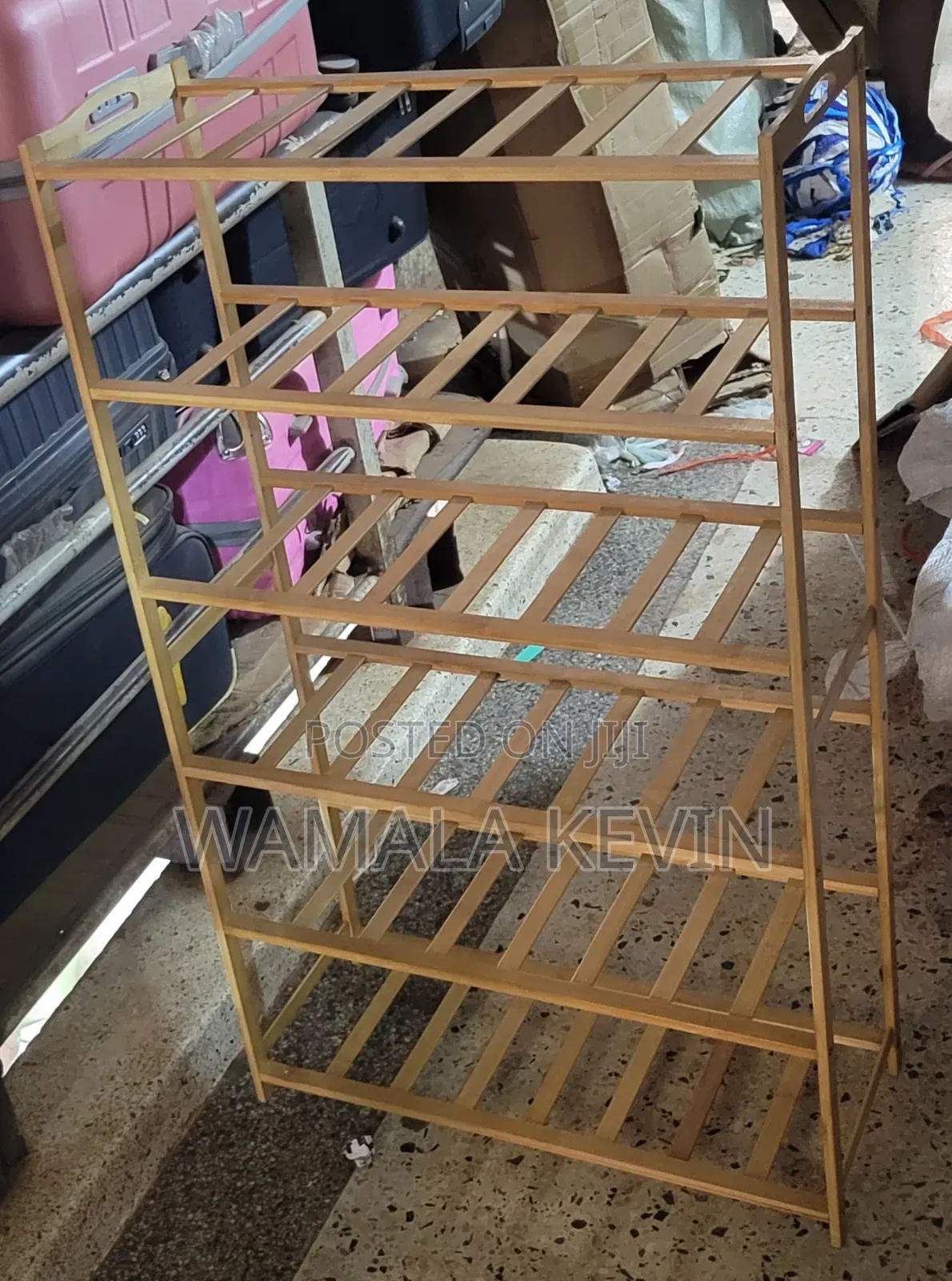 6-Tier Bamboo Shoe Rack