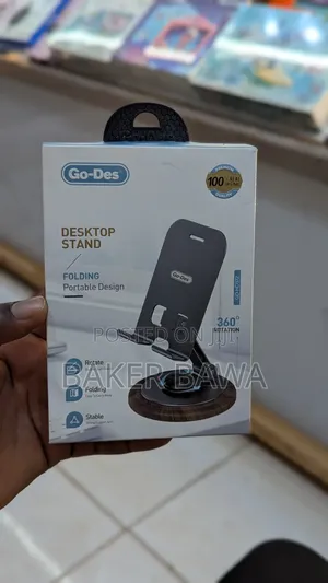 Go-Des Branded Gd-Hd372 Desktop Phone and Tablet Stand.