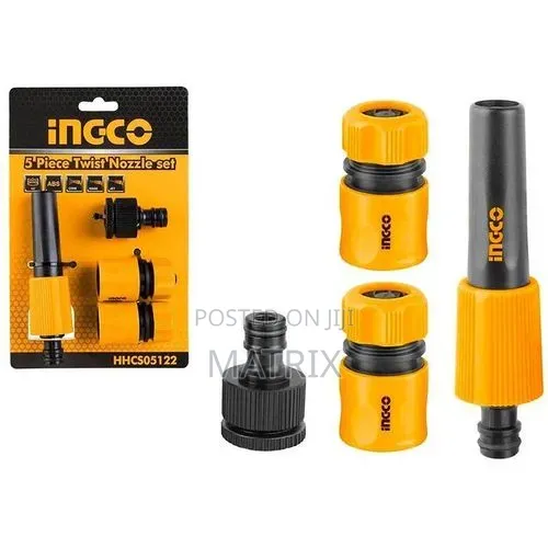 Ingco Water Hose Quick Connector Set With Sprayer