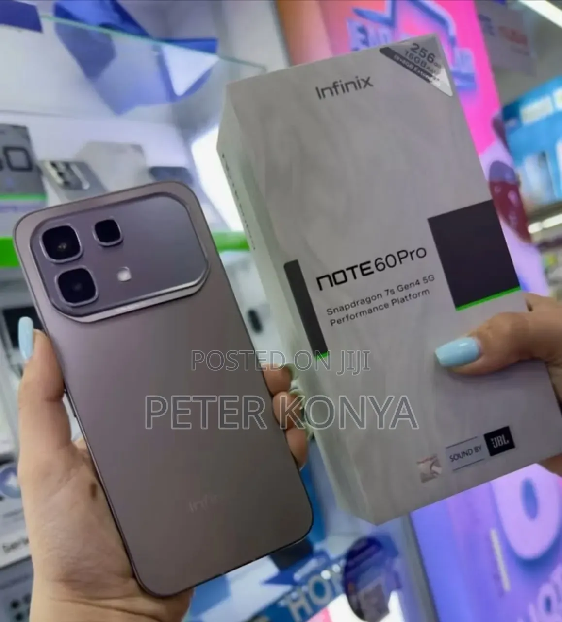 New Infinix Note 60 Pro 256 GB Silver