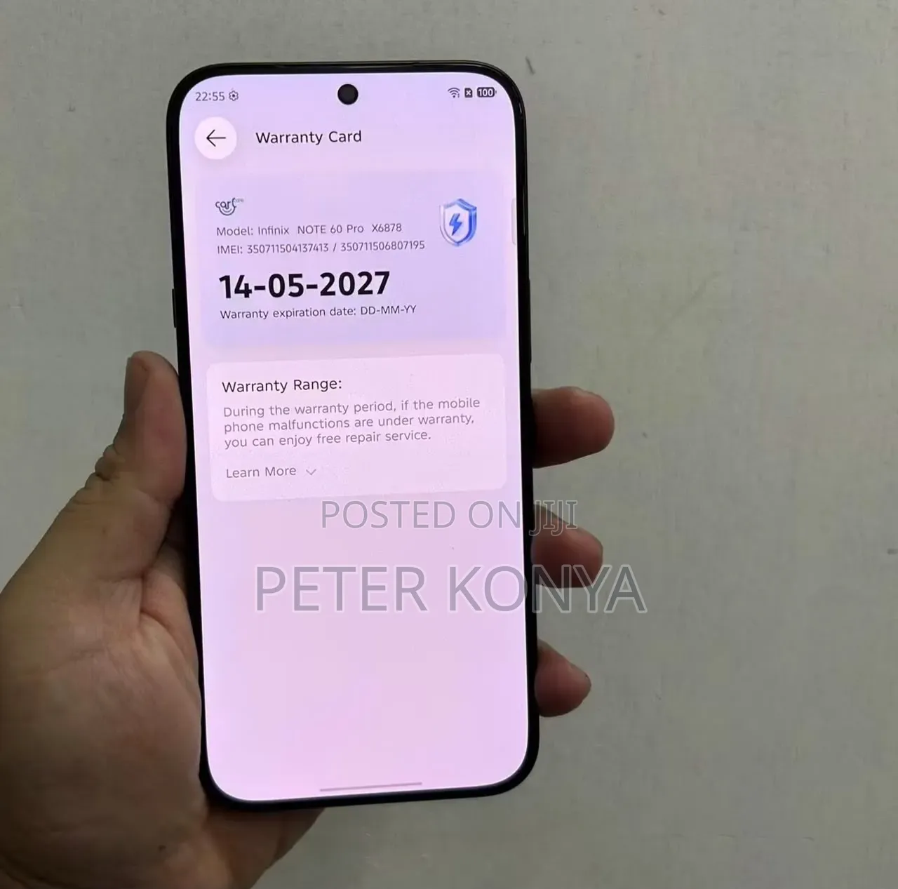 New Infinix Note 60 Pro 256 GB Silver