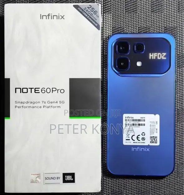 New Infinix Note 60 Pro 256 GB Blue