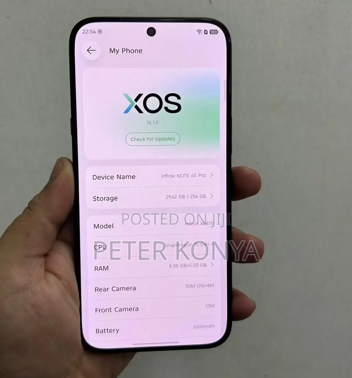 New Infinix Note 60 Pro 256 GB Blue