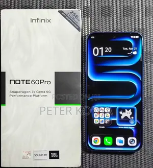 New Infinix Note 60 Pro 256 GB Black