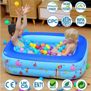 Family Rectangle Inflatable Pool
