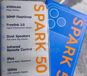 New Tecno Spark 50 128 GB Blue