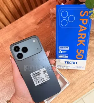 New Tecno Spark 50 128 GB Gray
