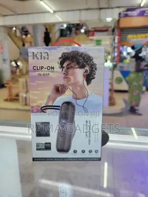 Kl-75 Bluetooth Headset Package Featuring a Lapel Clip-On