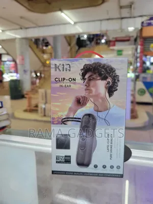 Kl-75 Bluetooth Headset Package Featuring a Lapel Clip-On