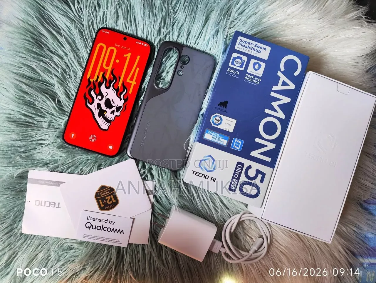 New Tecno Camon 50 Ultra 512 GB Black