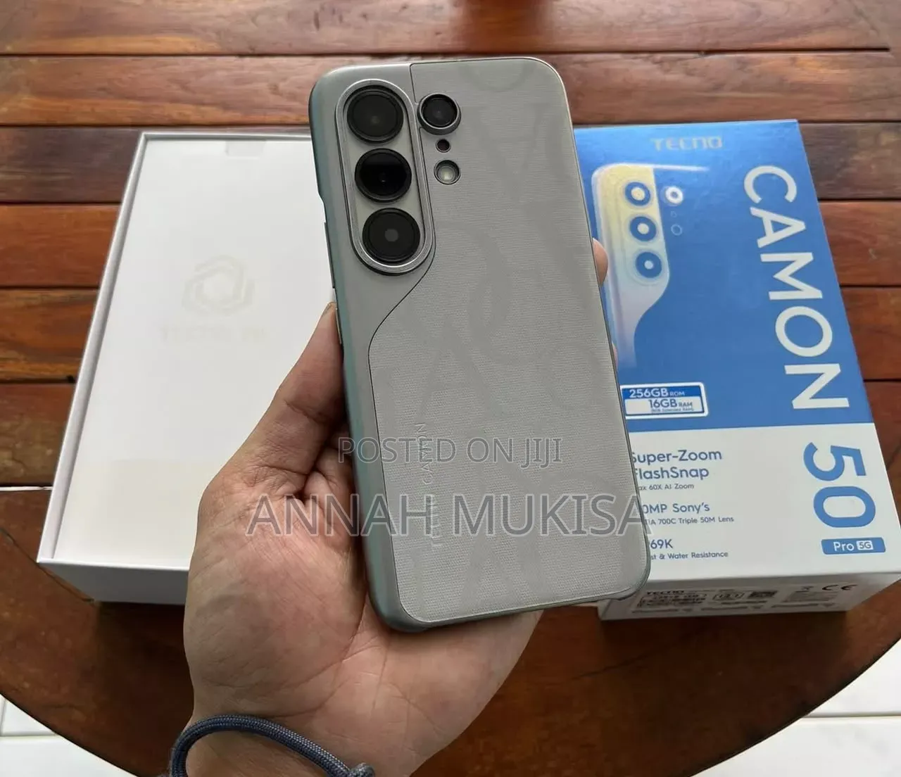 New Tecno Camon 50 Pro 256 GB Gray