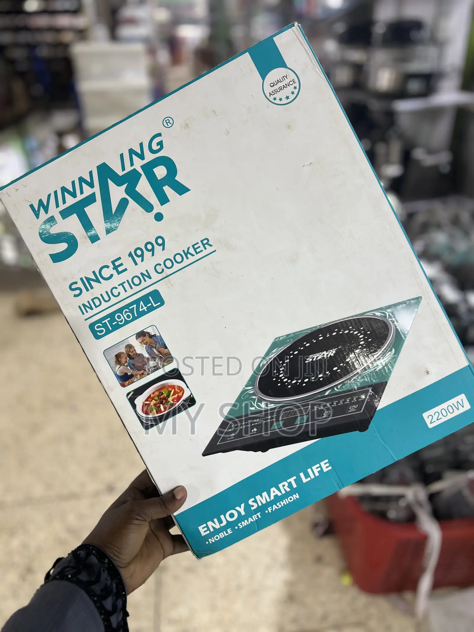 Induction Cooker – Works With Induction-Ready Cookware Only