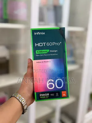 New Infinix Hot 60 Pro+ 256 GB Black