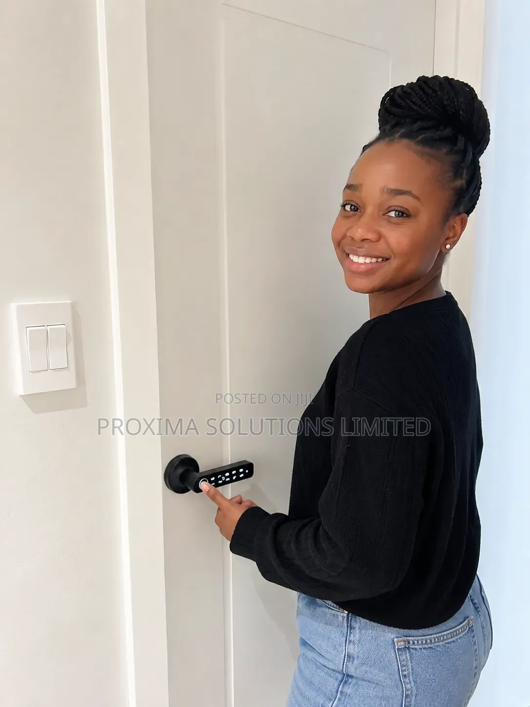 Smart Biometric Door Handle Lock