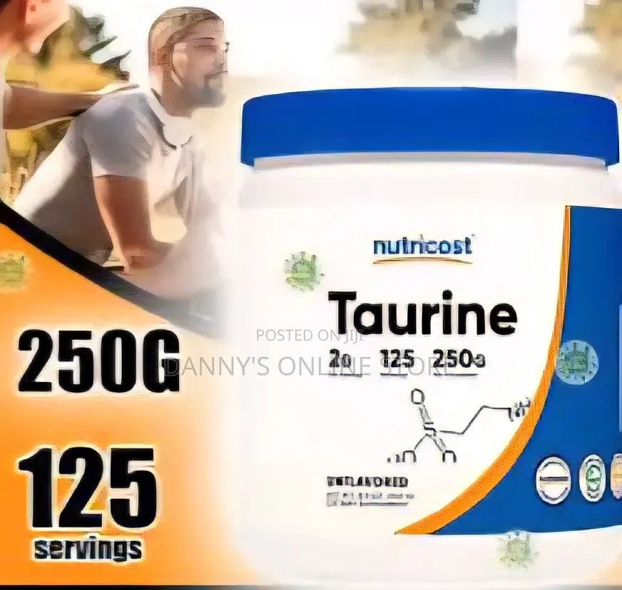 Taurine Powder, Unflavored, 2000mg Per Serving, 125 Servings
