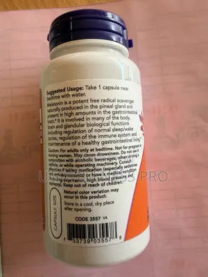 Now Foods Extra Strength Melatonin 10 Mg 100 Veg Caps Sleep Support
