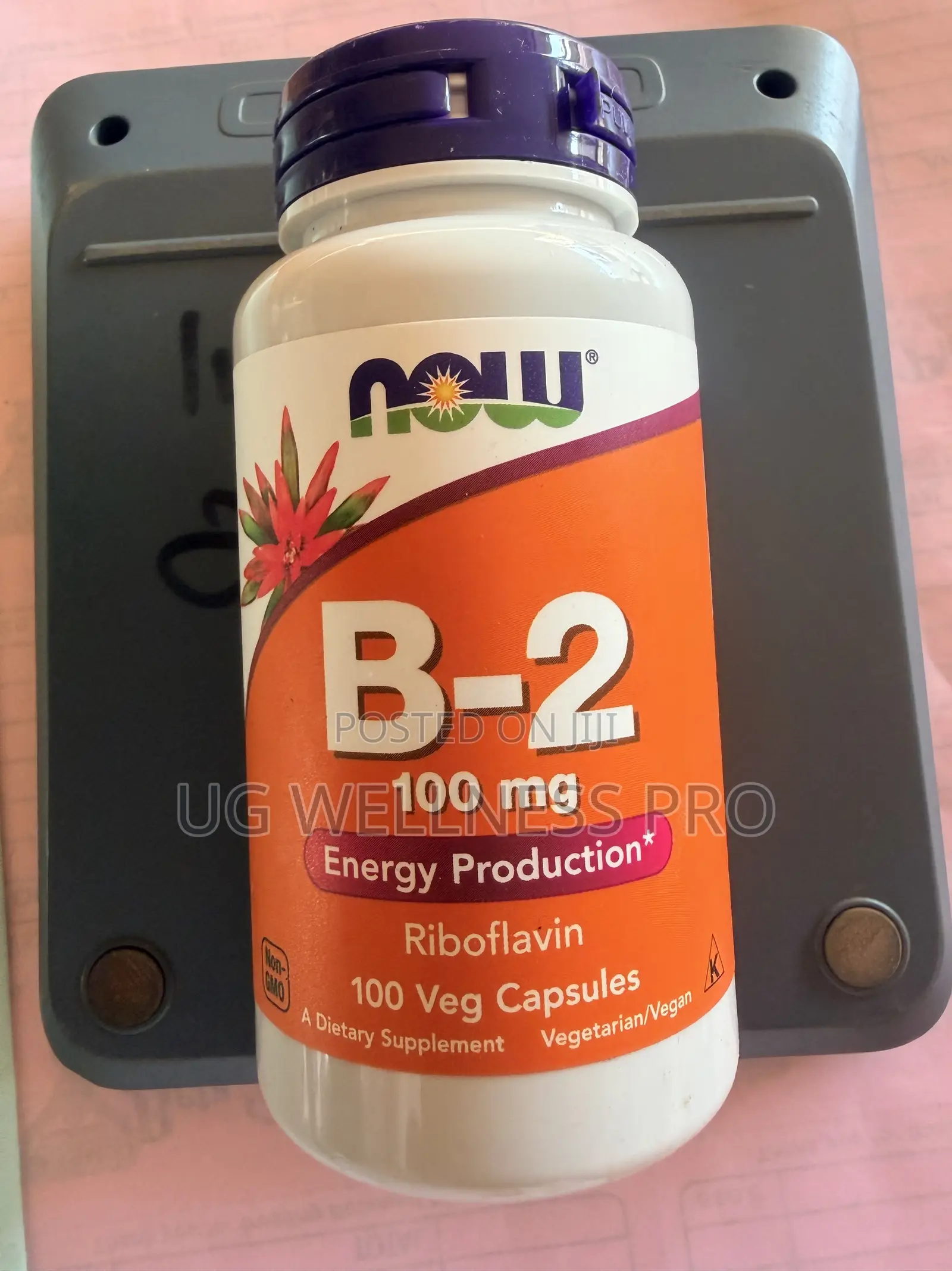 Now Foods B2 B-2, 100 Mg, 100 Veg Capsules