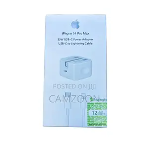 iPhone 14 Pro Max 35w Usb-C Fast Charger With Usb-C to Lightning Cable