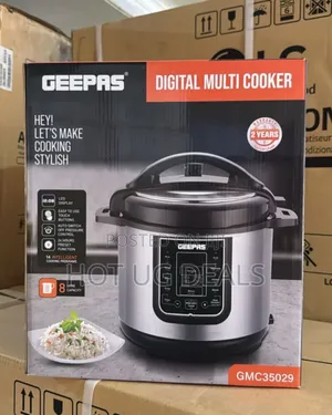 Geepas 8 Liters Electric Pressure Cooker 14-in-1 Digital Multicooker
