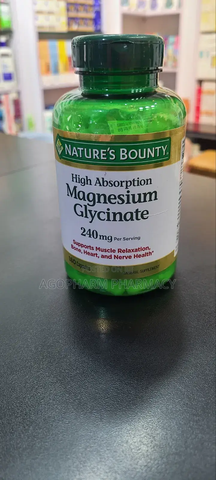 Magnesium Glycinate 240mg Per Serving