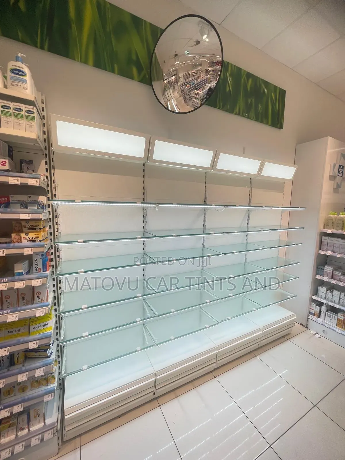Denis Pharmacy Glass Store Partioning
